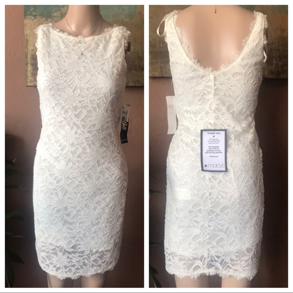 Lacy White Dress